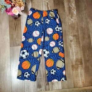 Joe Boxer Blue Fleece Boys Pajama PJ Pants Size Medium (8) EUC